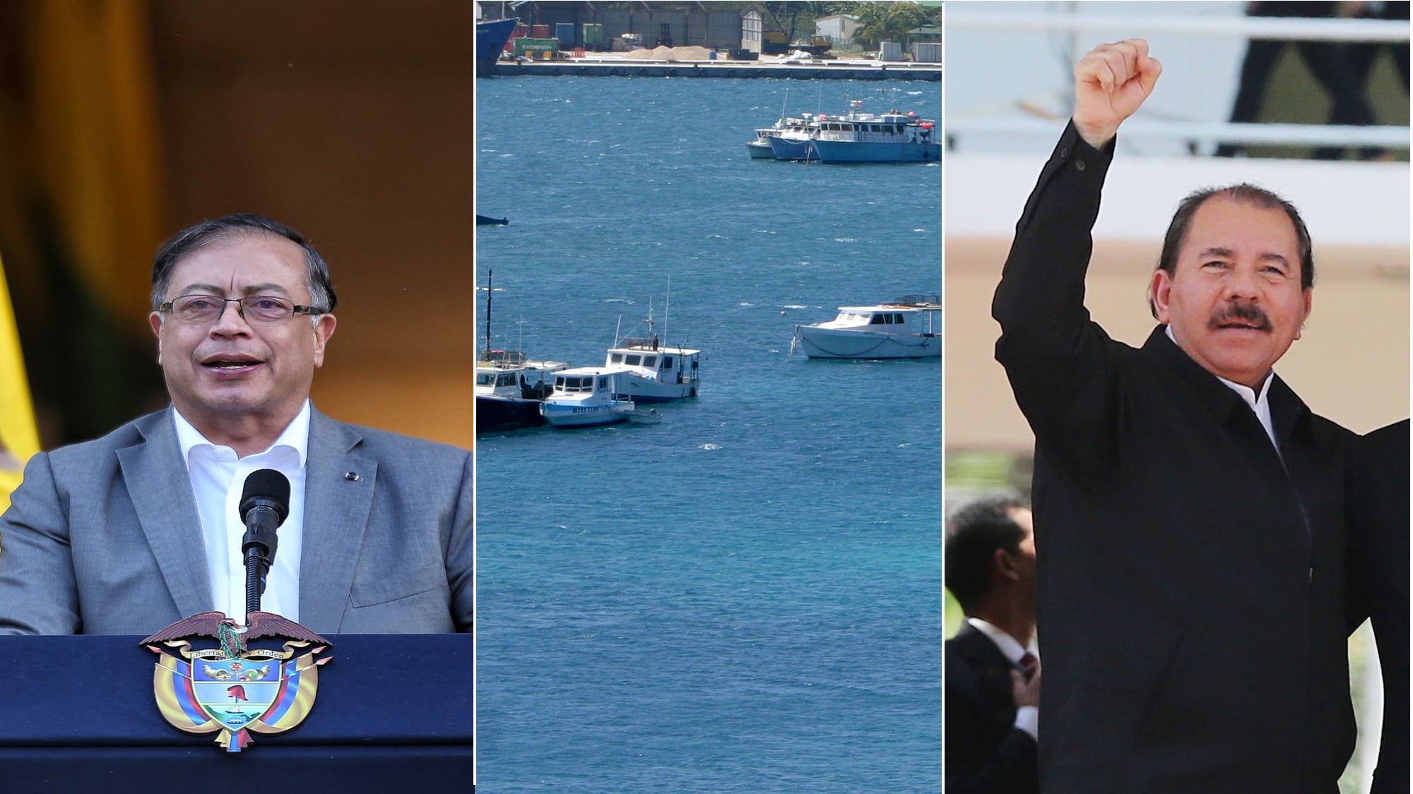 Gustavo Petro, San Andres y Daniel Ortega