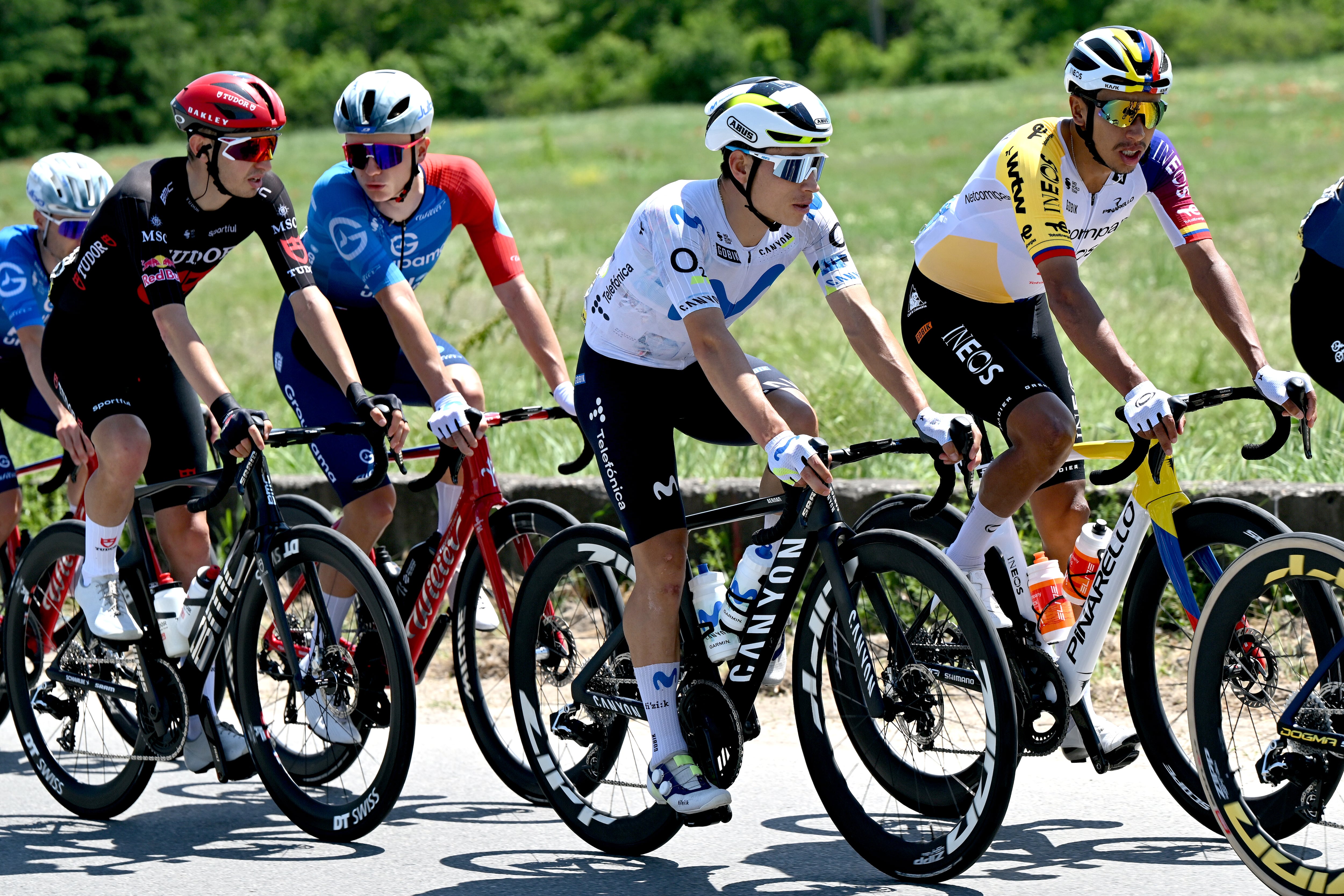 Einer Rubio durante el Giro de Italia 2026.