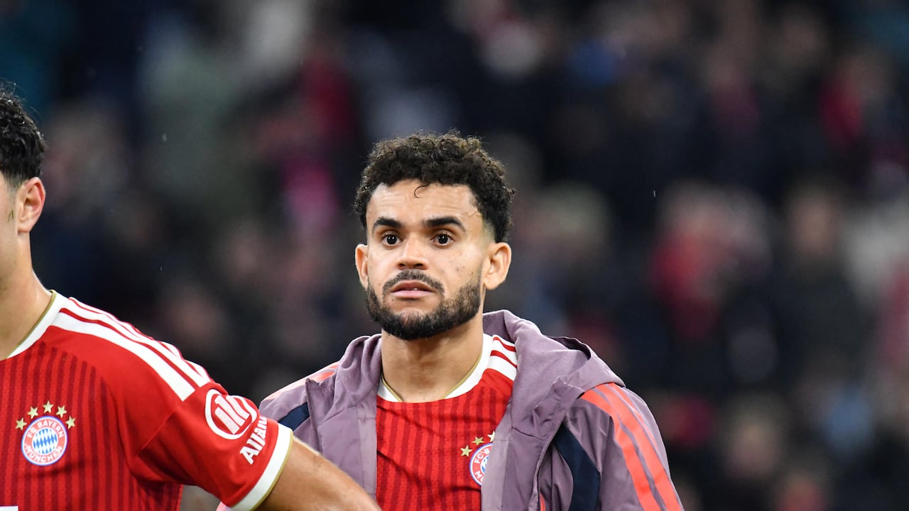 Luis Díaz, atacante del Bayern Múnich en la Champions League.