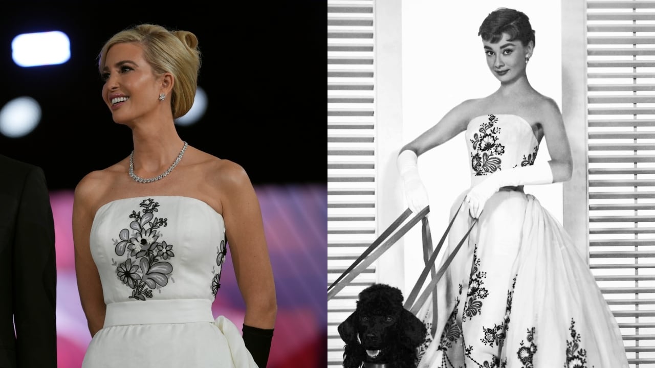Ivanka Trump le rindió homenaje a la reconocida actriz Audrey Hepburn durante el baile inaugura Liberty Ball