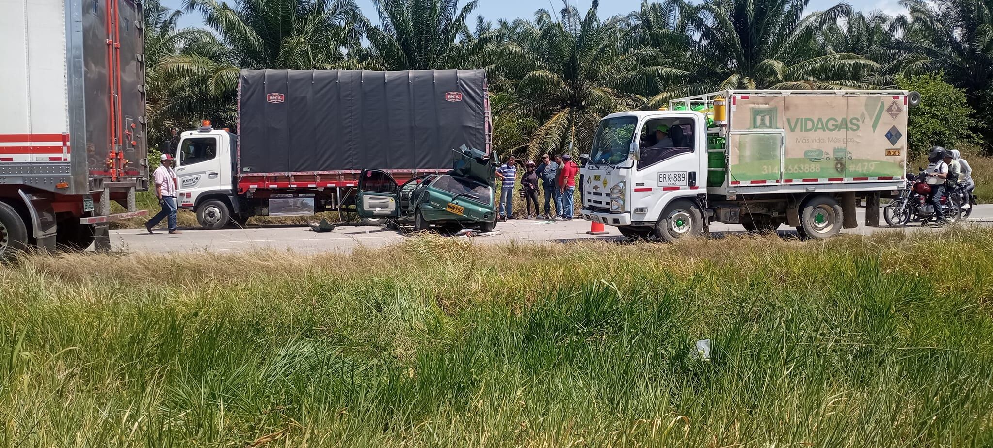 El siniestro ocurrió en la vía que comunica a San Alberto con San Martín, en el sur del Cesar.