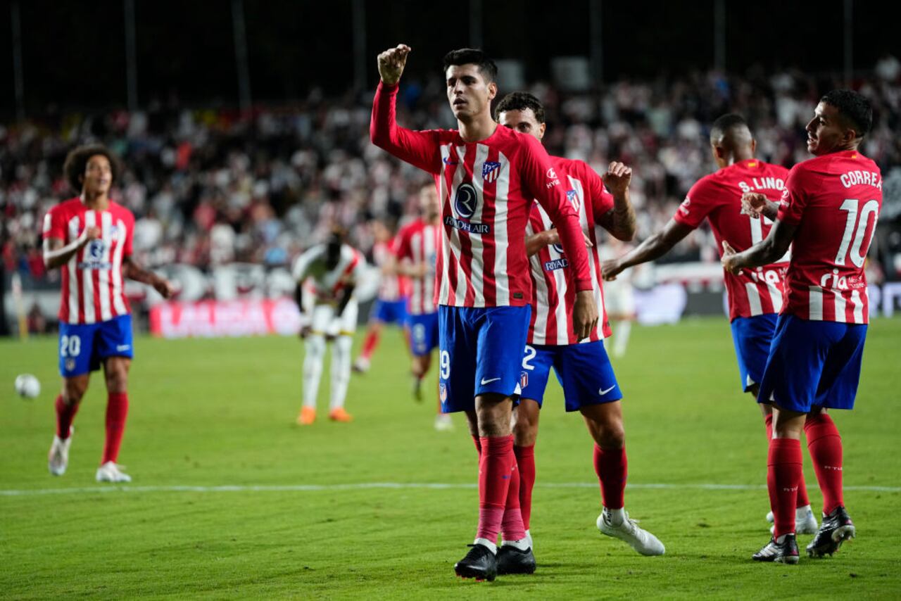 Álvaro Morata, una de las figuras en la aplastante goleada a favor de Atlético de Madrid