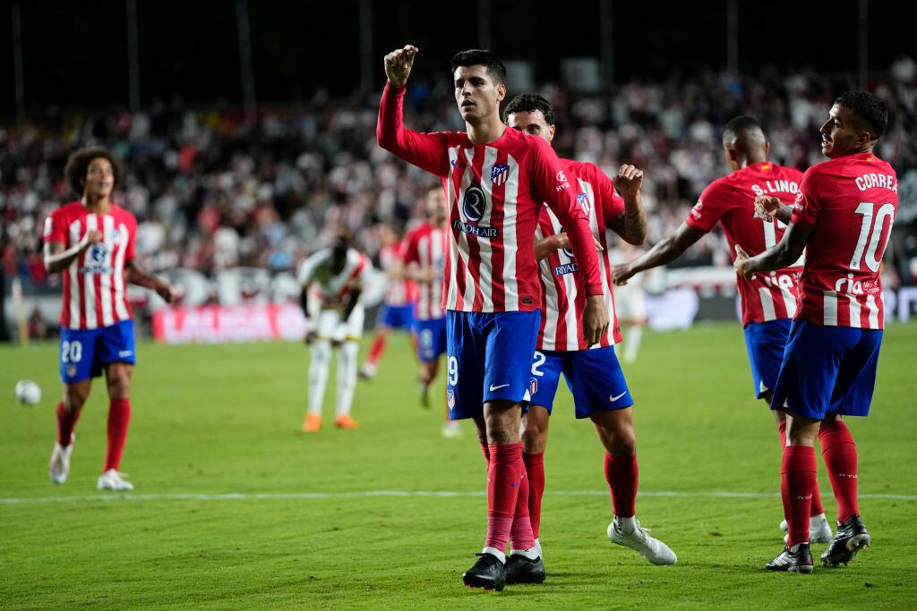 Álvaro Morata, una de las figuras en la aplastante goleada a favor de Atlético de Madrid