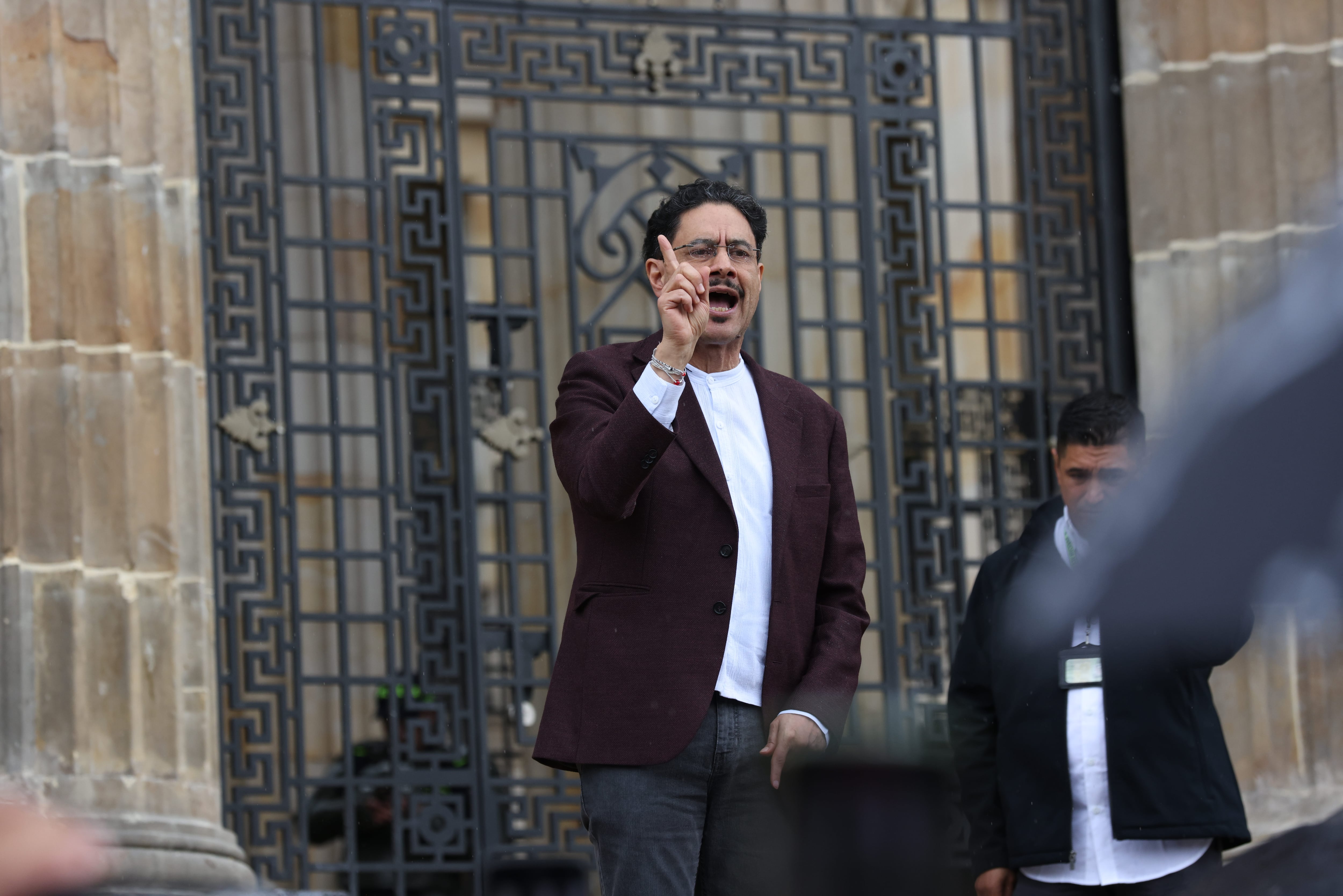 Iván Cepeda, plaza de Bolívar