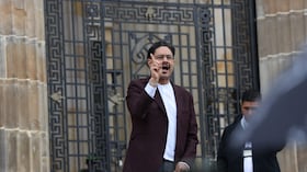 Iván Cepeda, plaza de Bolívar