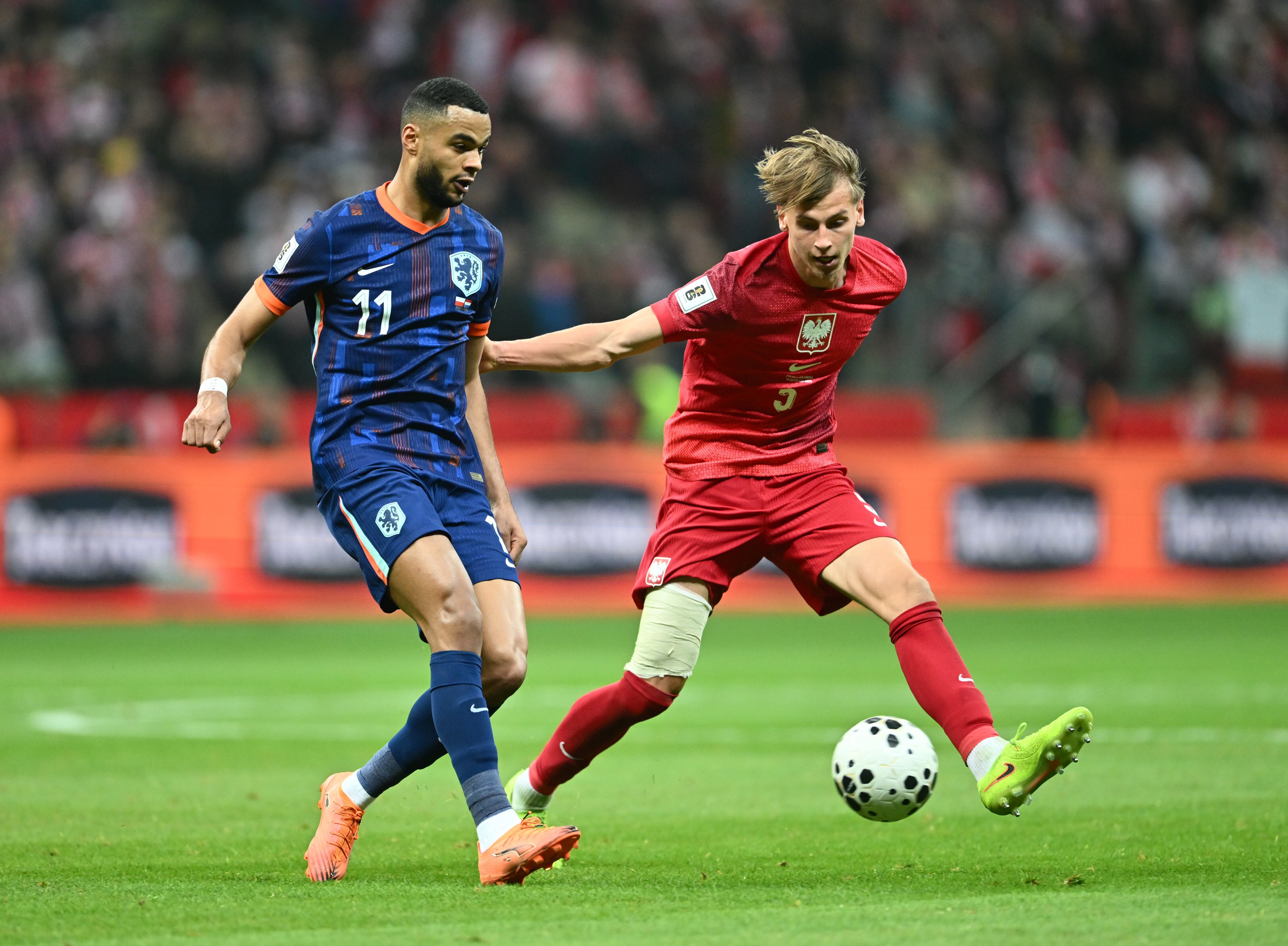 Imagen del juego entre Países Bajos y Polonia.