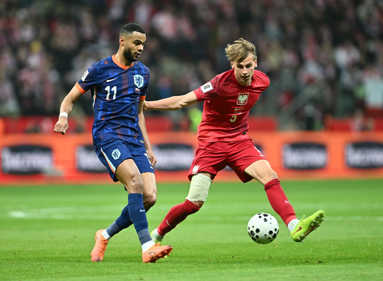 Imagen del juego entre Países Bajos y Polonia.