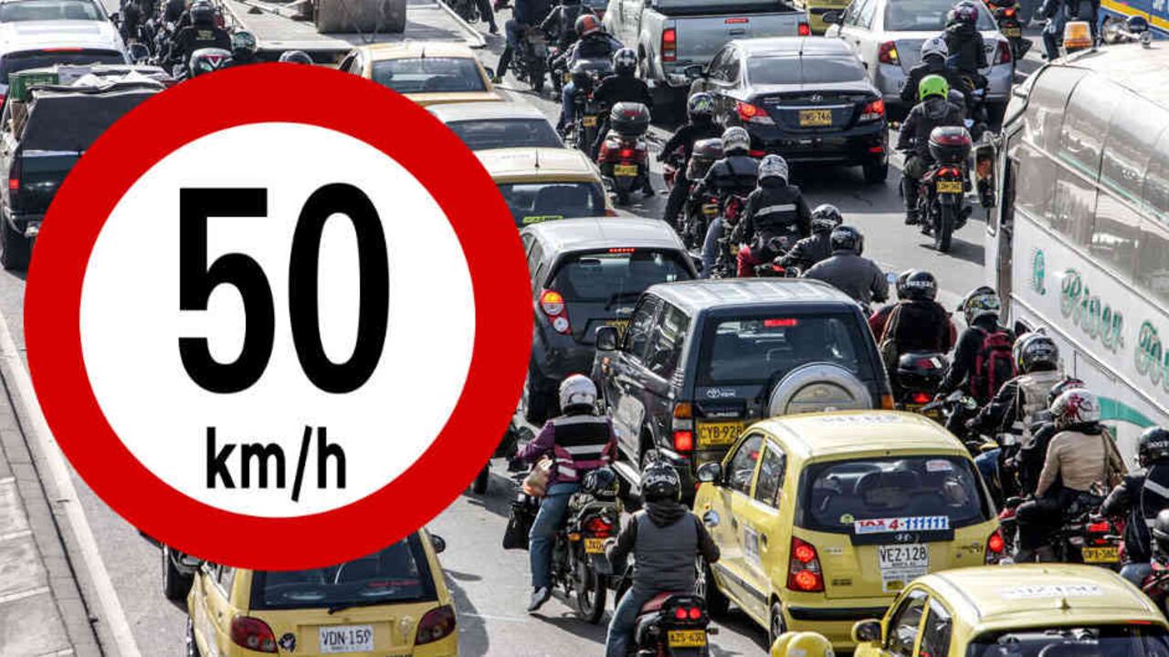 En Bogotá en ninguna vía se podrá exceder el límite de 50 kilómetros por hora.