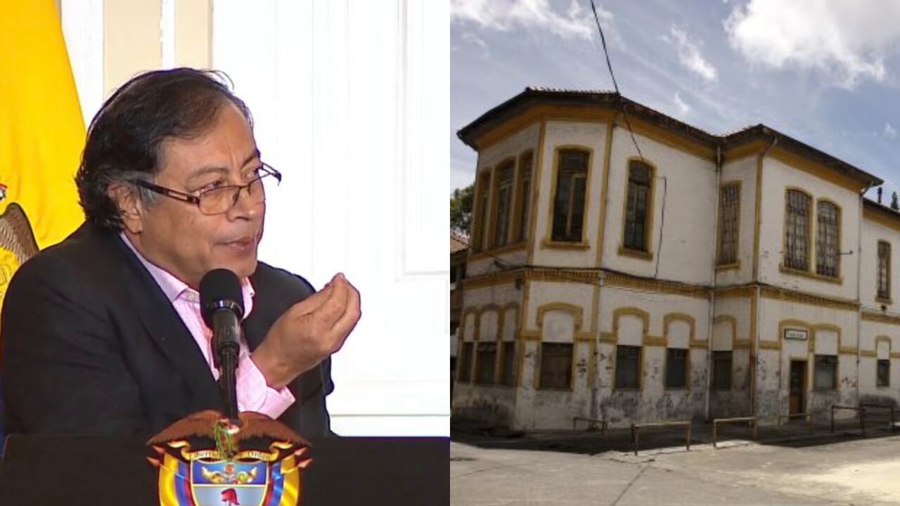 El presidente Gustavo Petro espera que en los próximos años vuelva a estar totalmente abierto el complejo de edificios del Hospital San Juan de Dios.