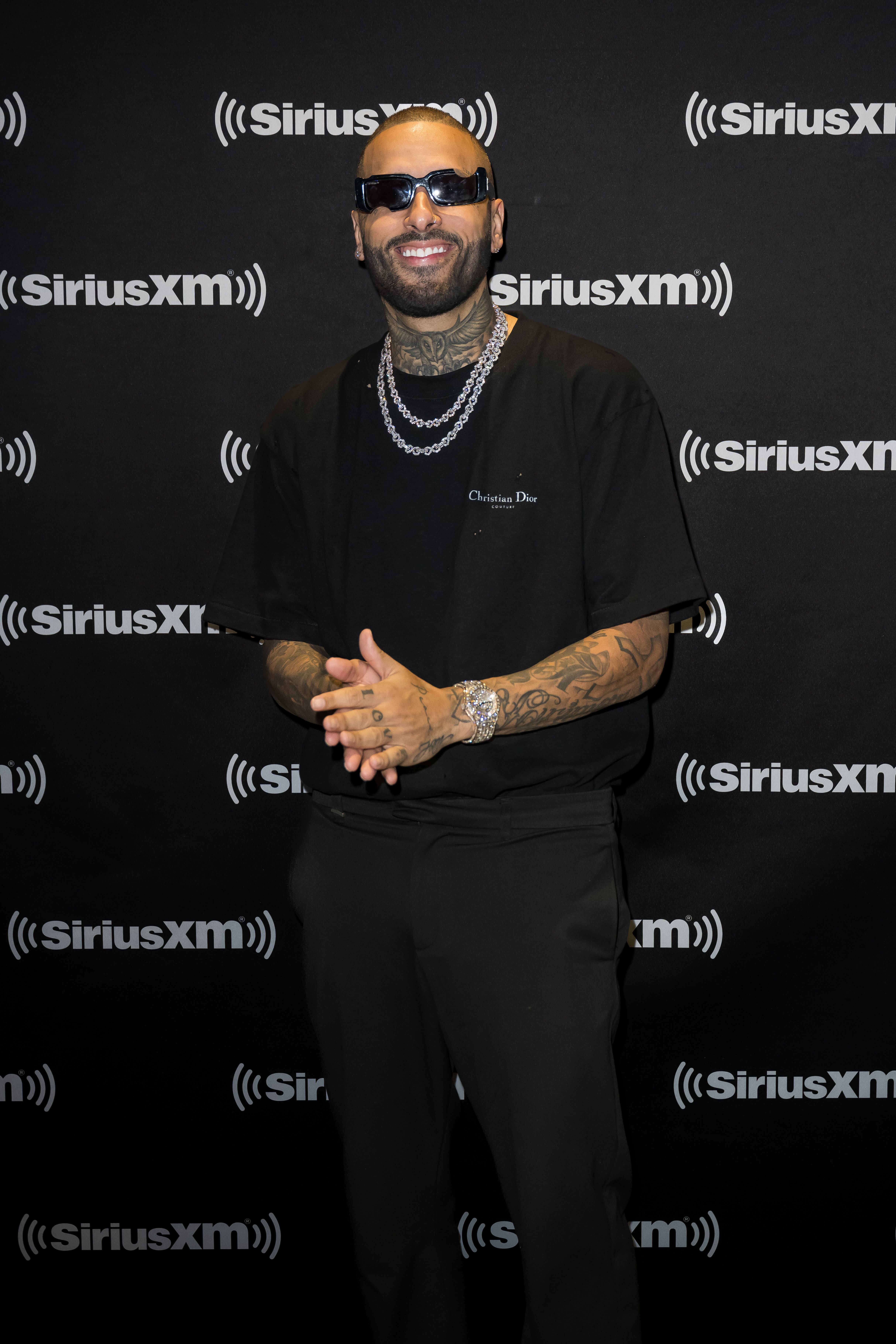Nicky Jam visita SiriusXM Studios el 31 de agosto de 2023 en Miami Beach, Florida. (Foto de Jason Koerner/Getty Images)