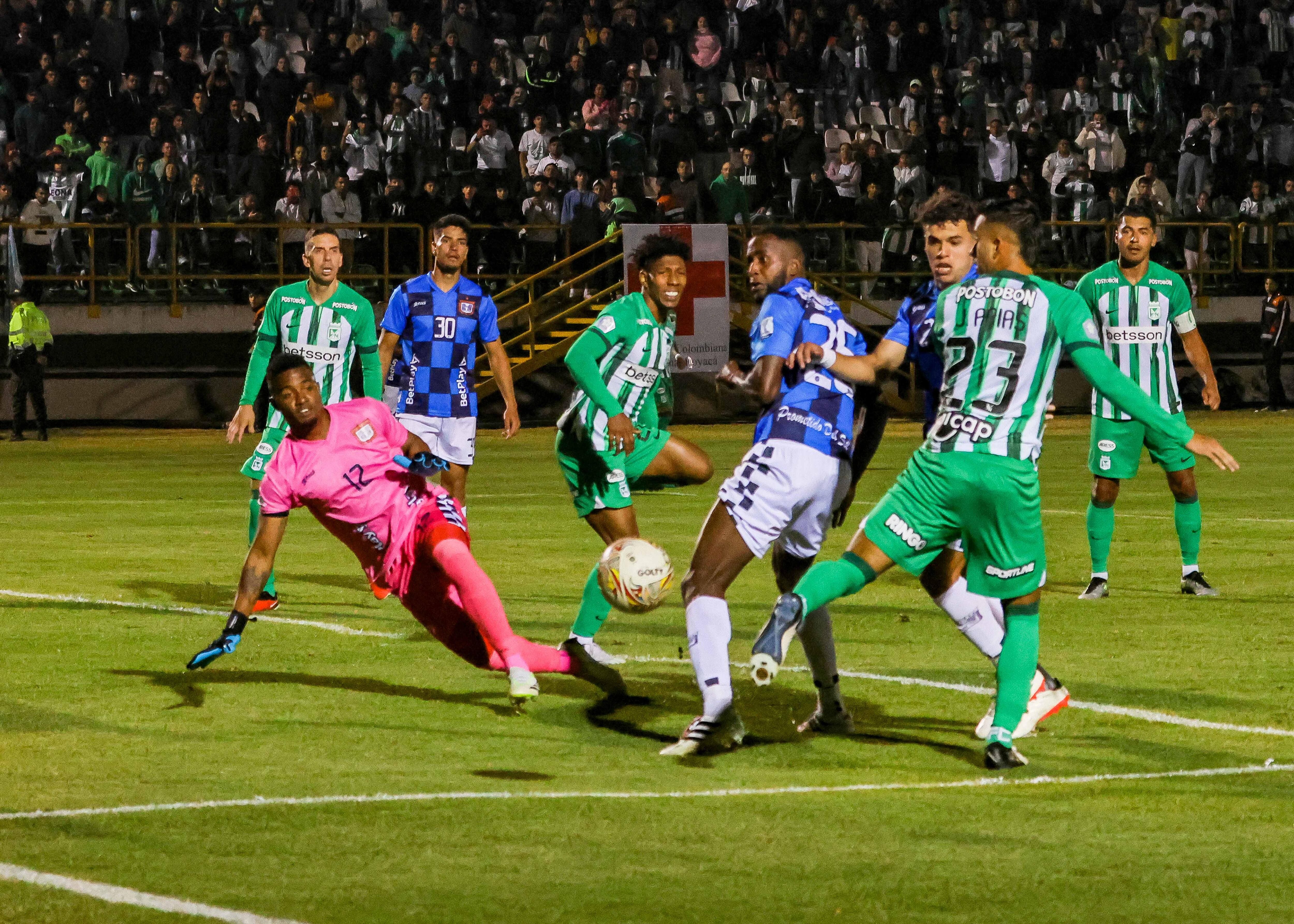 Nacional perdió ante Chicó, en Tunja.