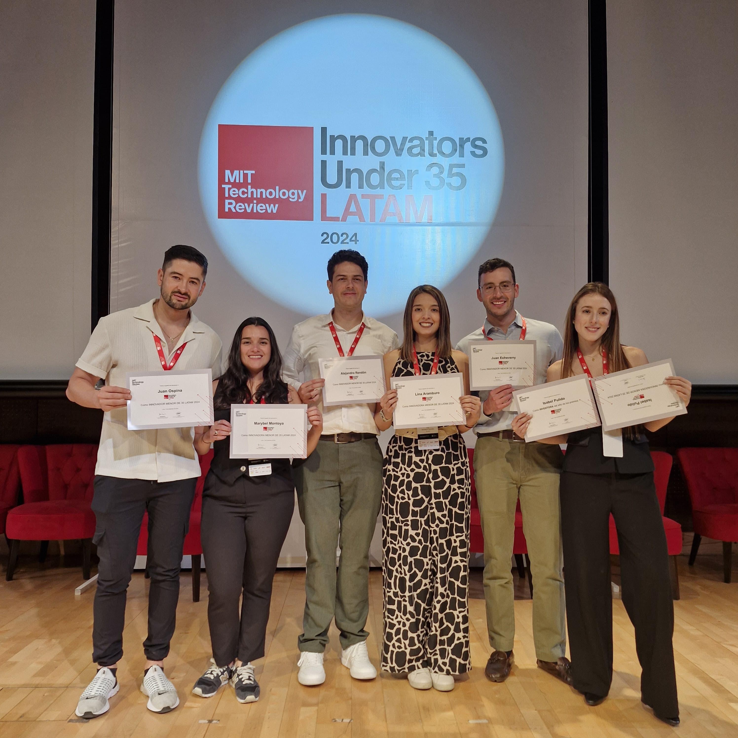 Marybel Montoya Álvarez, Juan Pablo Ospina, Alejandro Rendón, Isabel Pulido y Juan Echeverry y Lina Aramburo