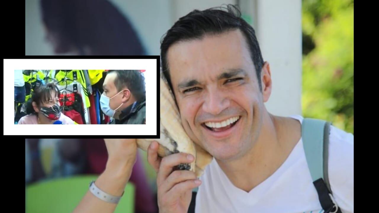 El 'Ojo de la noche' resultó regañado por una vendedora que entrevistó en el Gran San.