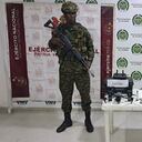 Dron usado por las disidencias de las Farc en Tolima.