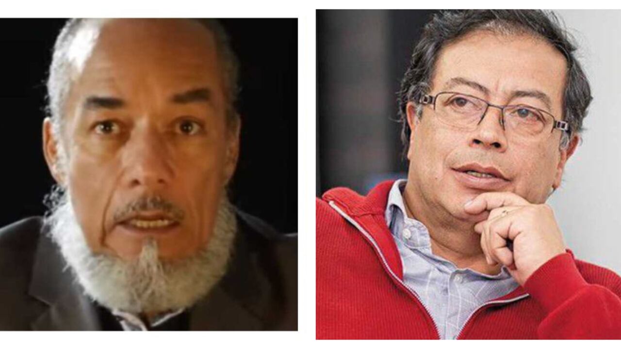 Bruno Díaz y Gustavo Petro
