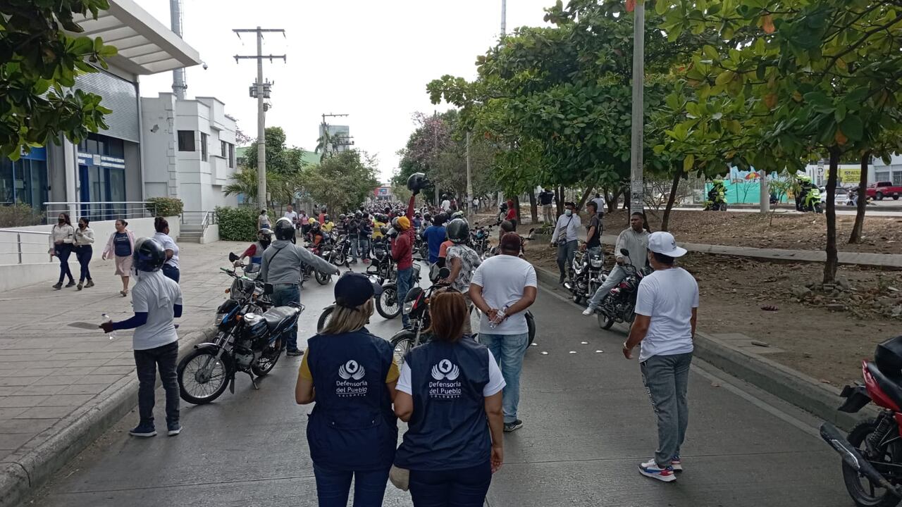 Manifestaciones Cartagena se llevaron sin alteraciones al orden público.