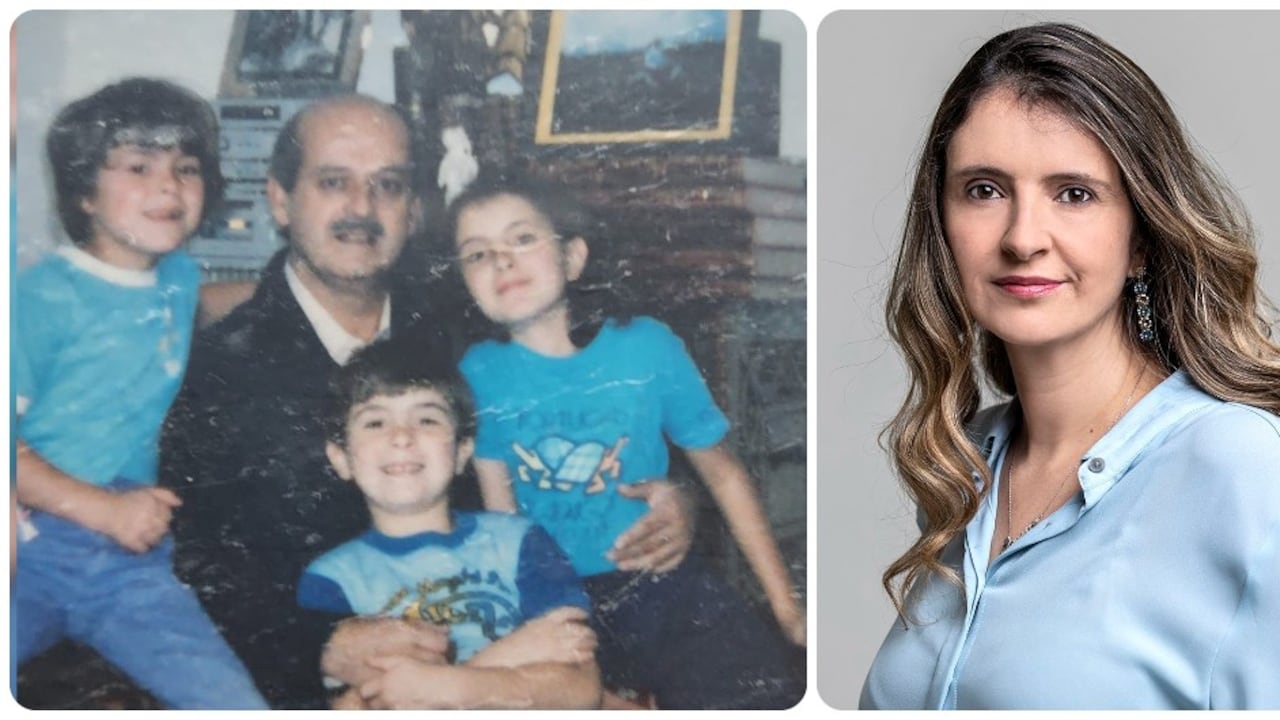 Paloma Valencia, su padre y su familia.