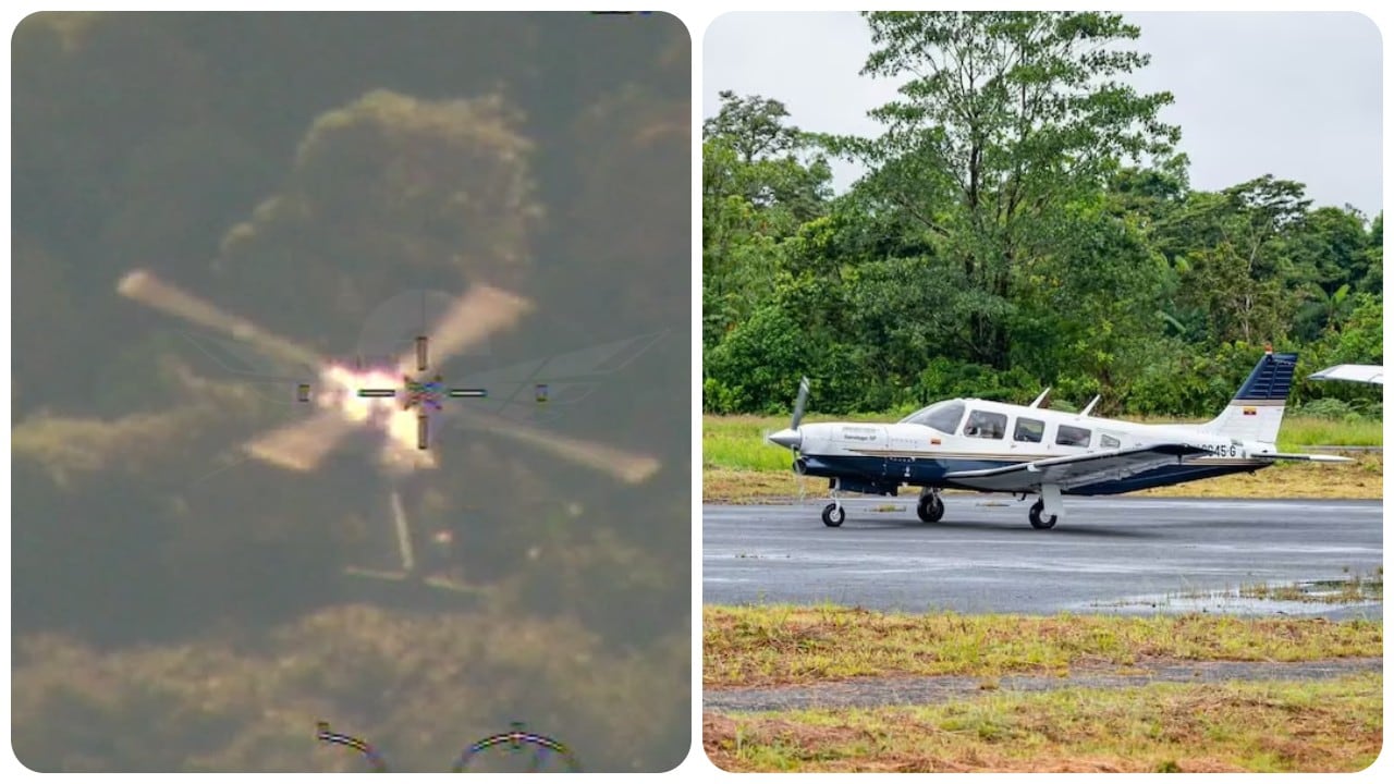 La Fuerza Aeroespacial Colombiana continúa con las labores de recuperación de los ocupantes de la avioneta accidentada en Chocó.