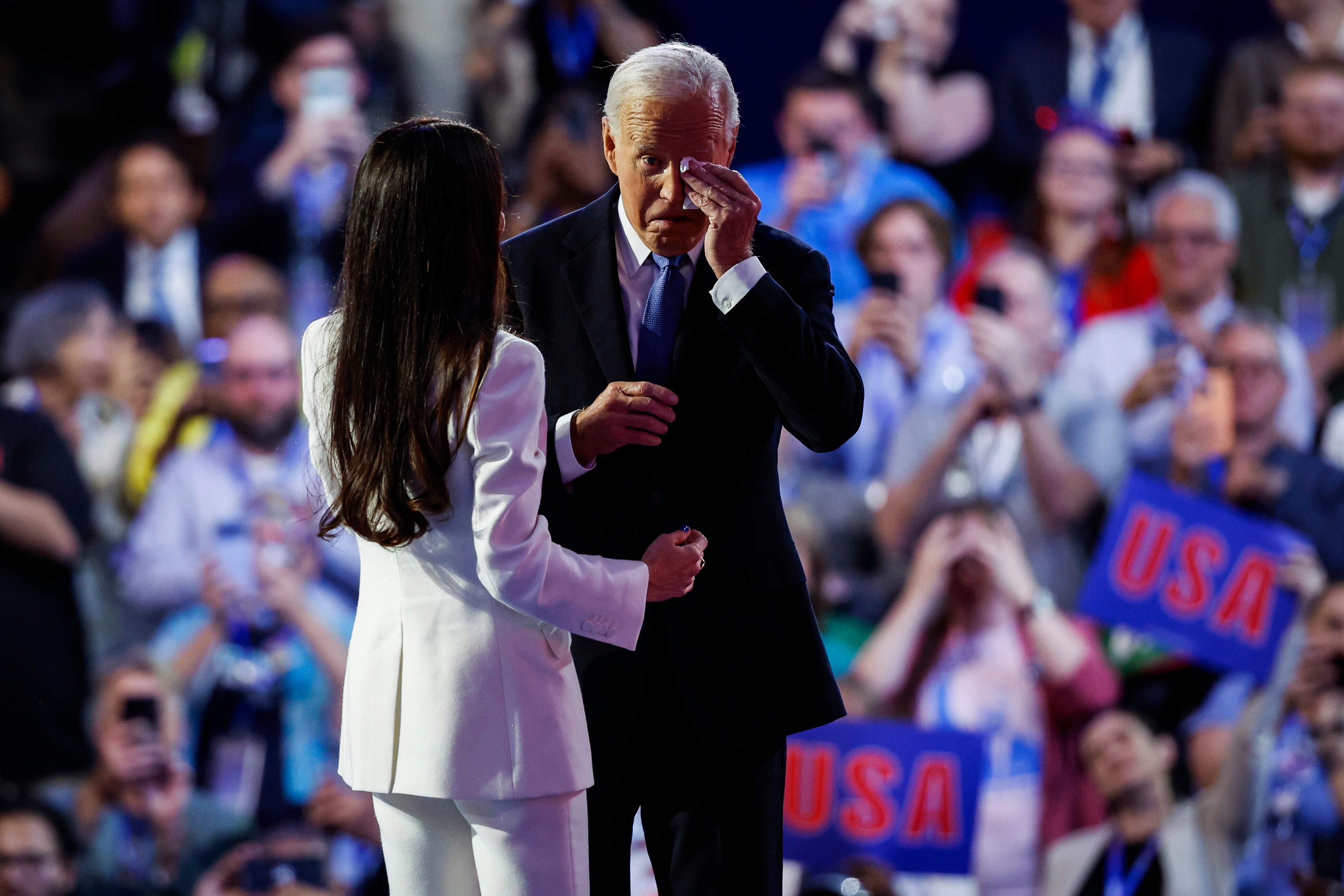 Joe Biden en la Convención Nacional Demócrata.