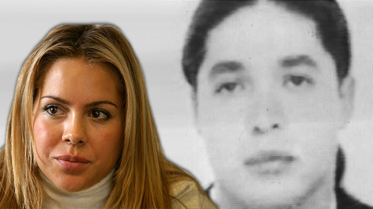 Natalia París y su fallecido esposo alias Julio Fierro.