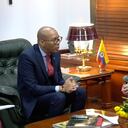 Entrega Acto administrativo del Presidente de la Corte Gerson Chaverra a la Nueva Fiscal General de la Nación Luz Adriana Camargo