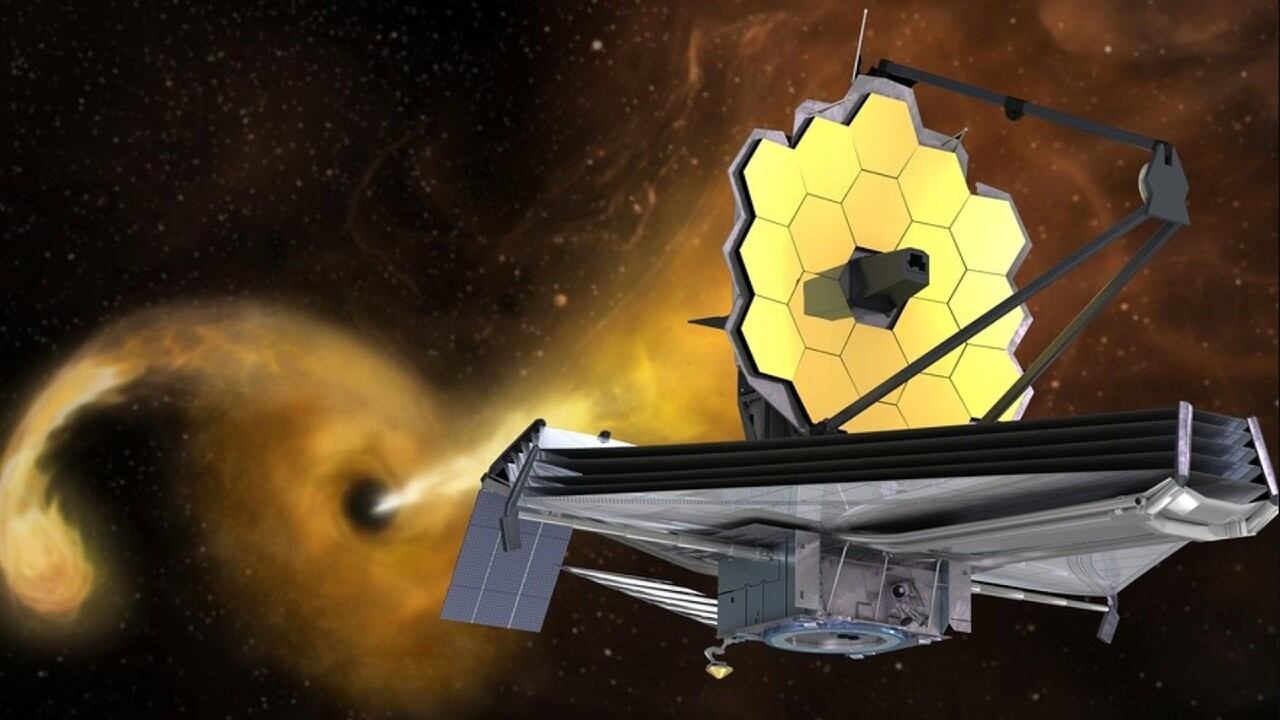 Esta impresión artística muestra el disco formador de planetas alrededor de la estrella V883 Orionis.