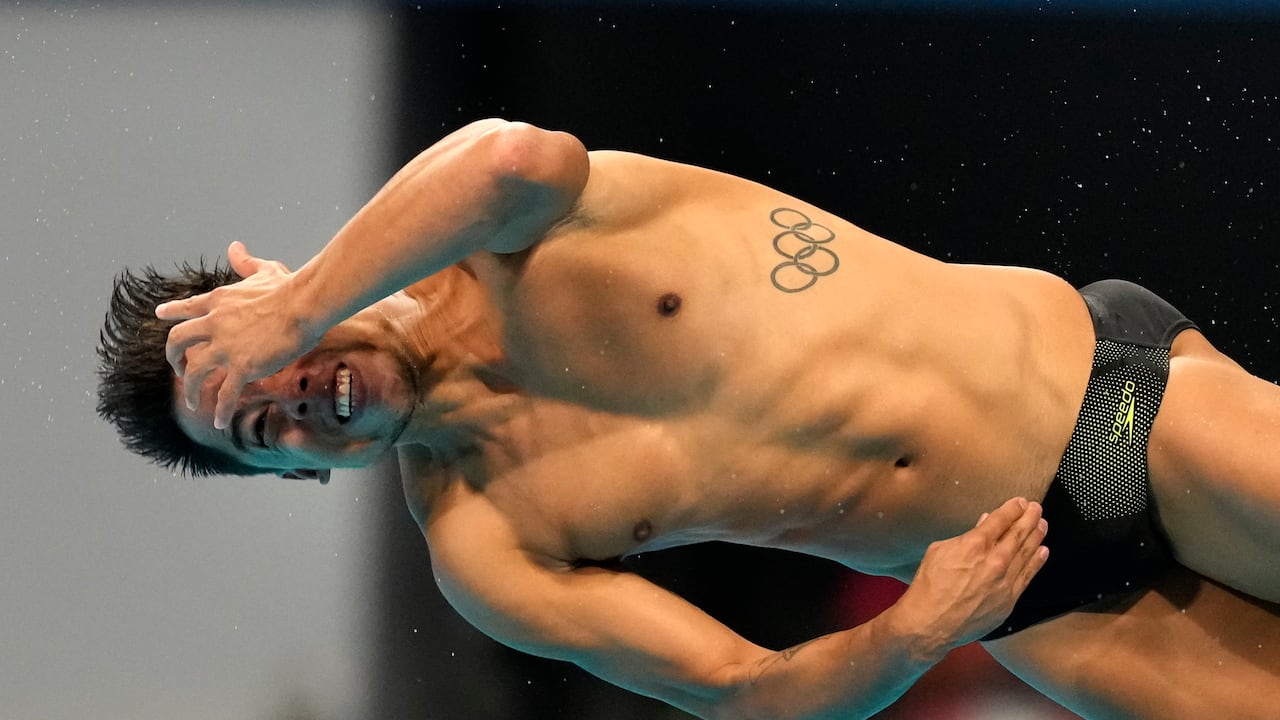 Sebastián Morales, clavadista olímpico que representó a Colombia en Tokio 2020.