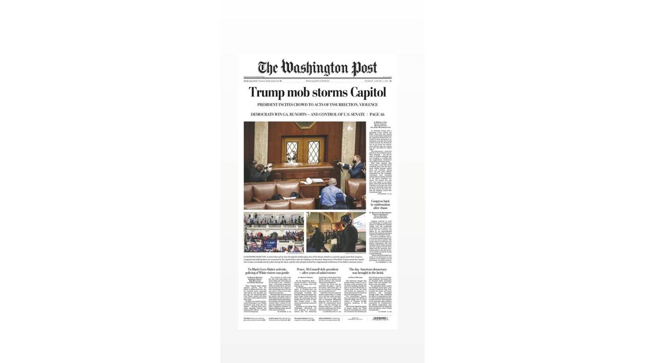 Así registraron los medios internacionales el caos en Washington