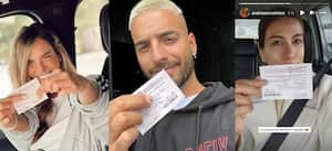 María José Barraza, MALUMA, Andrea Serna. Imágenes compartidas a través de sus cuentas oficiales de Instagram.