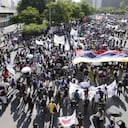 Paro Nacional en Medellín. Foto: Julián Roldán.