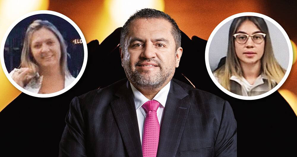La esposa de Mario Castaño, Gloria Lucía Betancur (izquierda), está en la mira de la Fiscalía. La novia, Daniela Ospina Loaiza (derecha), ya se encuentra tras las rejas.