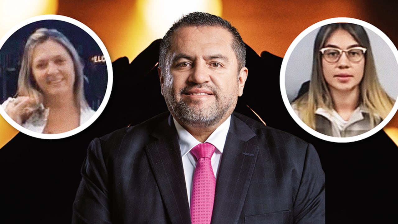 La esposa de Mario Castaño, Gloria Lucía Betancur (izquierda), está en la mira de la Fiscalía. La novia, Daniela Ospina Loaiza (derecha), ya se encuentra tras las rejas.
