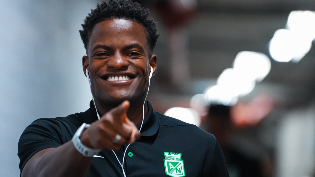 Andrés Felipe Román, defensor lateral derecho de Atlético Nacional.