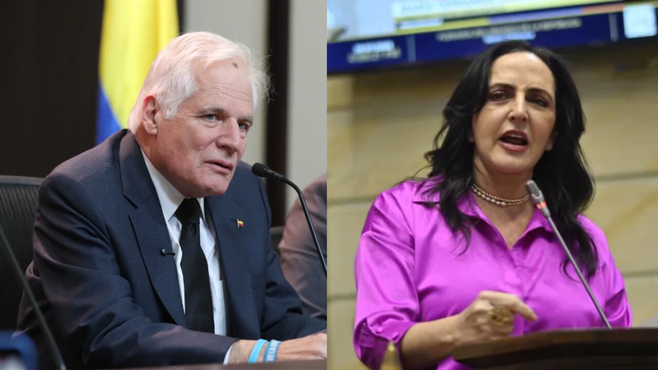 Miguel Uribe Londoño y María Fernanda Cabal.