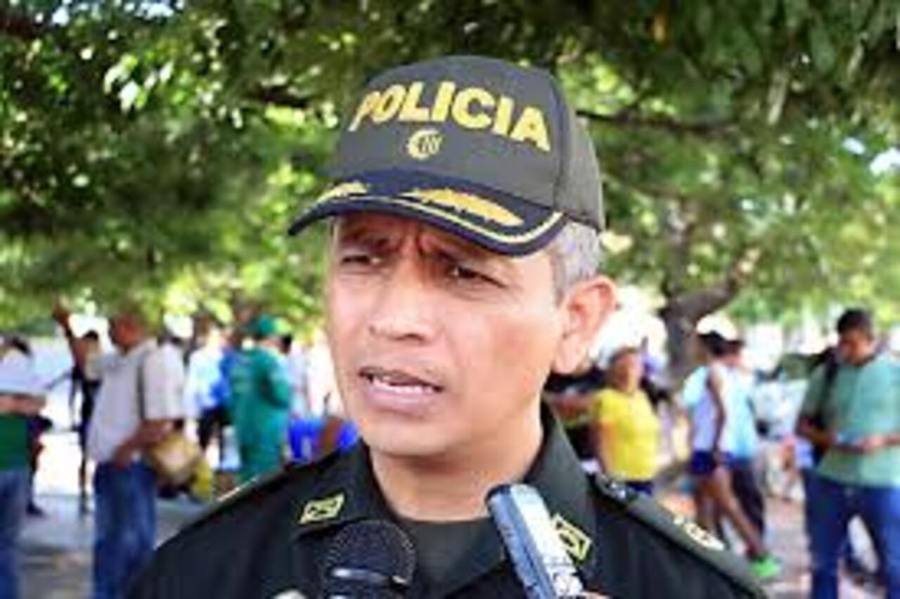 General Diego Rosero Giraldo, comandante de la Policía Metropolitana de Barranquilla.