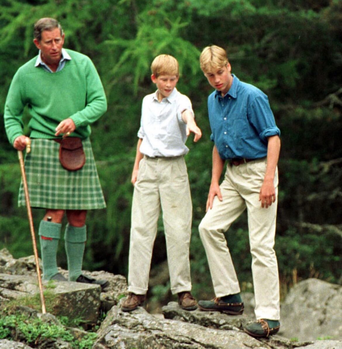 Carlos e hijos. Instagram @theroyalfamily