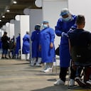 Compensar y Nueva EPS abren en Corferias el punto de vacunación contra el Covid 19 mas grande del pais