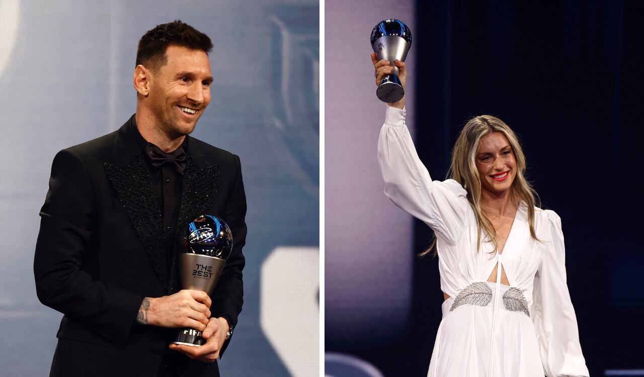 Lionel Messi y Alexia Putellas, premios The Best a mejores jugadores del 2022.