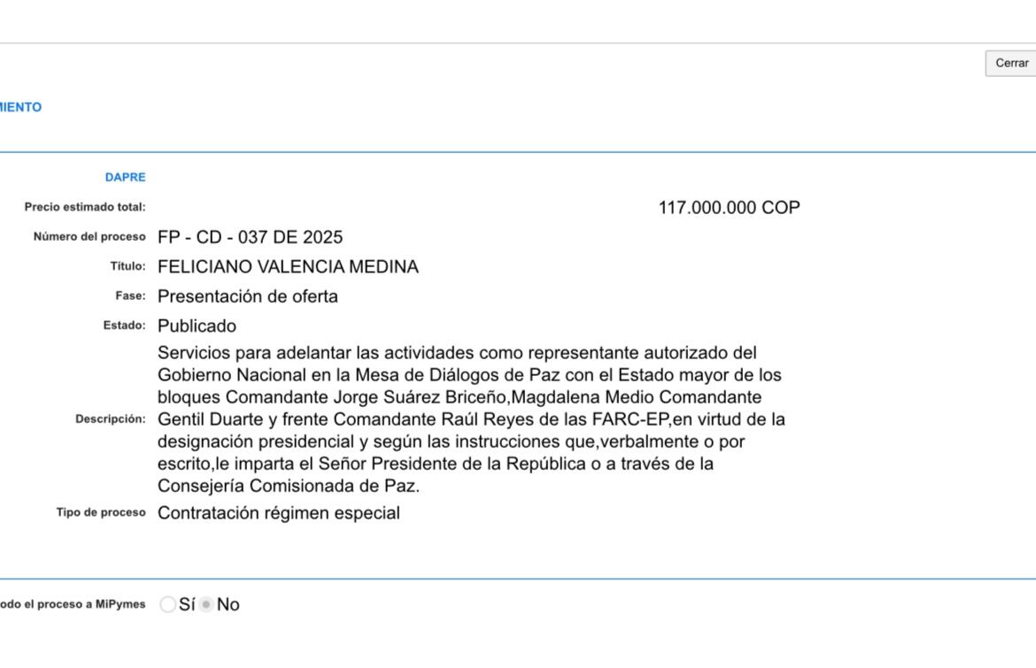 Contrato Feliciano Valencia