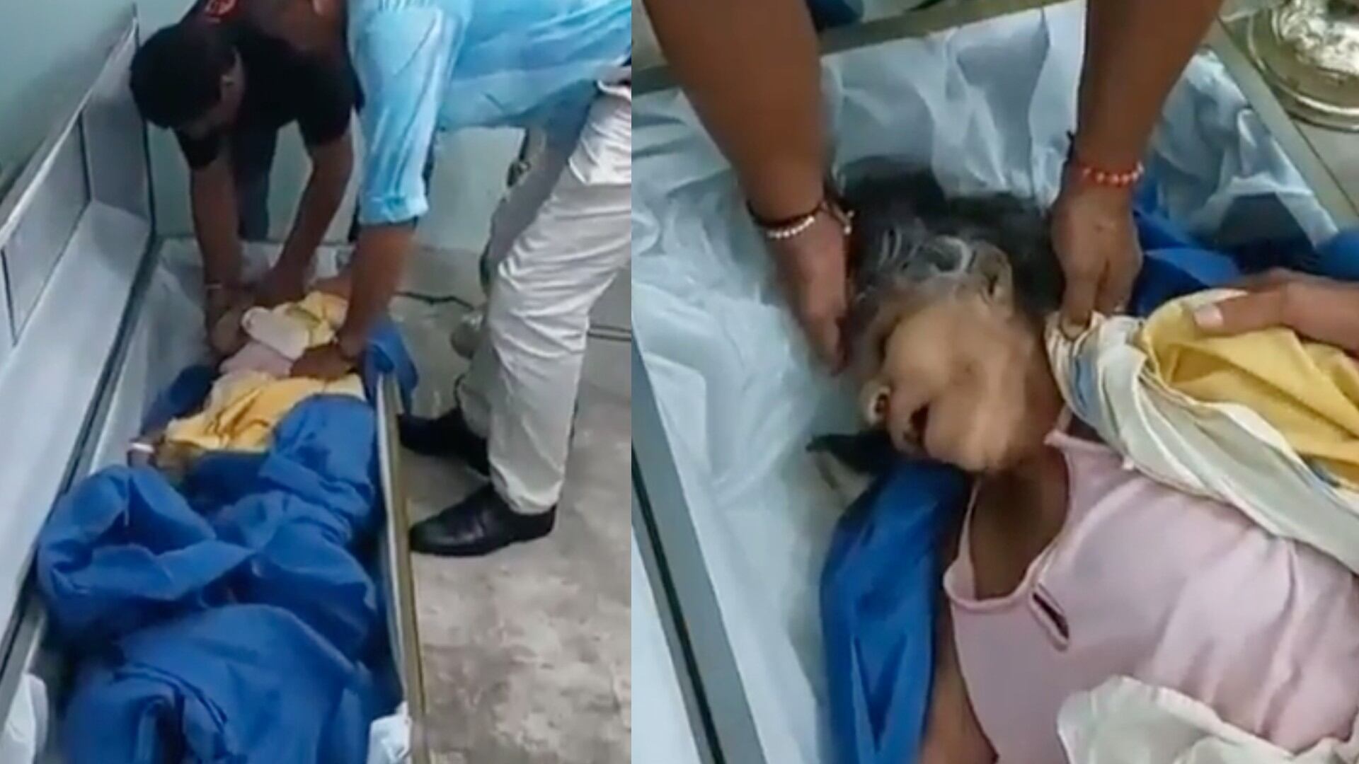 La mujer fue declarada muerta y sus familiares se dieron cuenta de que estaba viva en su propio velorio.