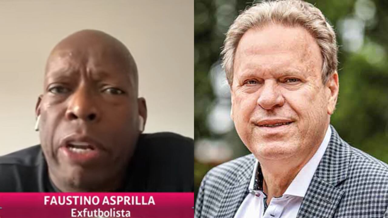 Faustino Tino Asprilla y Ramón Jesurún. Foto: SEMANA//SEMANA/Juan Carlos Sierra