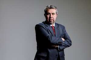 Juan David Riveros. Aboado del grupo Keralty. Vocero de Sanitas.
Bogotá Abril 15 de 2024.
Foto: Juan Carlos Sierra-Revista Semana.