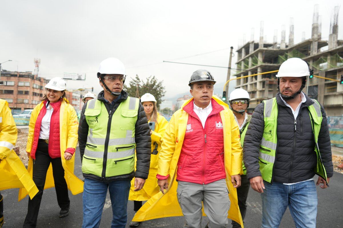 El director del IDU, Orlando Molano, realizó una visita a la zona.