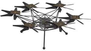 La NASA presenta nuevo diseño de helicóptero marciano con seis rotores.