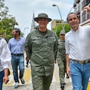 El Alcalde Alejandro Eder y el Director Nacional de Policía William Salamanca, realizaron un recorrido por el sector donde se realizará la mayoría de eventos de la COP 16. Además visitaron el puesto de policía de Montebello el cual será mejorado para el uso de sus agentes de policía.