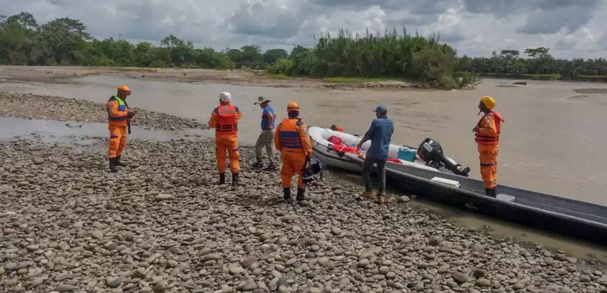 Las autoridades realizaron labores de búsqueda.
