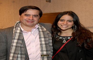 Juan Fernando Cristo y Daniela Cristo.