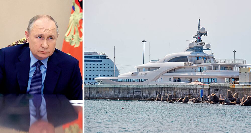 Aunque su sueldo es de 140.000 dólares anuales, dicen que Putin posee un yate, bautizado Graceful, así como una villa en Francia a nombre de su exesposa.