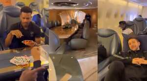 Imágenes del interior del avión propiedad del equipo Al Hilal.