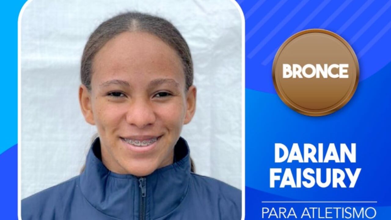Faisury Jiménez obtuvo medalla de bronce en atletismo